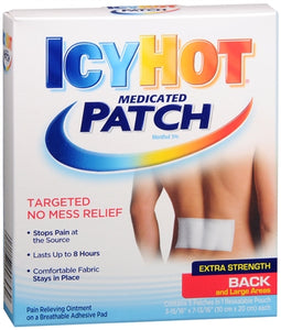 ICY HOT Medicated Patches Extra Strength Large (Back) 5 Each (1 Pack)