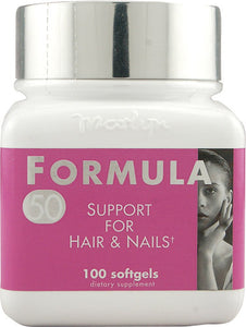 Naturally Vitamins Formula 50 Support For Hair & Nails -- 100 Softgels