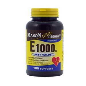 Mason Natural Vitamin E 1000 Iu Softgels - 100