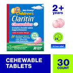 Children's Claritin 24HR Allergy 5mg Chewables, Bubblegum, 30 Count