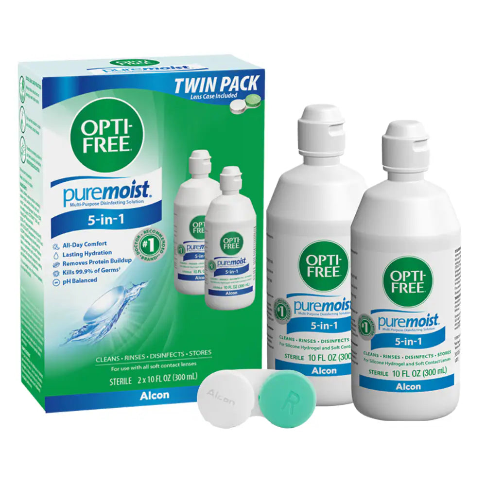 OPTI-FREE PURE MOIST MULTIPURPOSE 2X10OZ