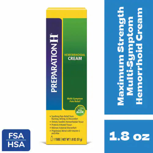 PREPARATION H CREAM MULTI-SYMPTOM 1.8OZ