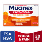 Mucinex Rapid + Clear Pain, Headache & Congestion Caplets, 20 Count