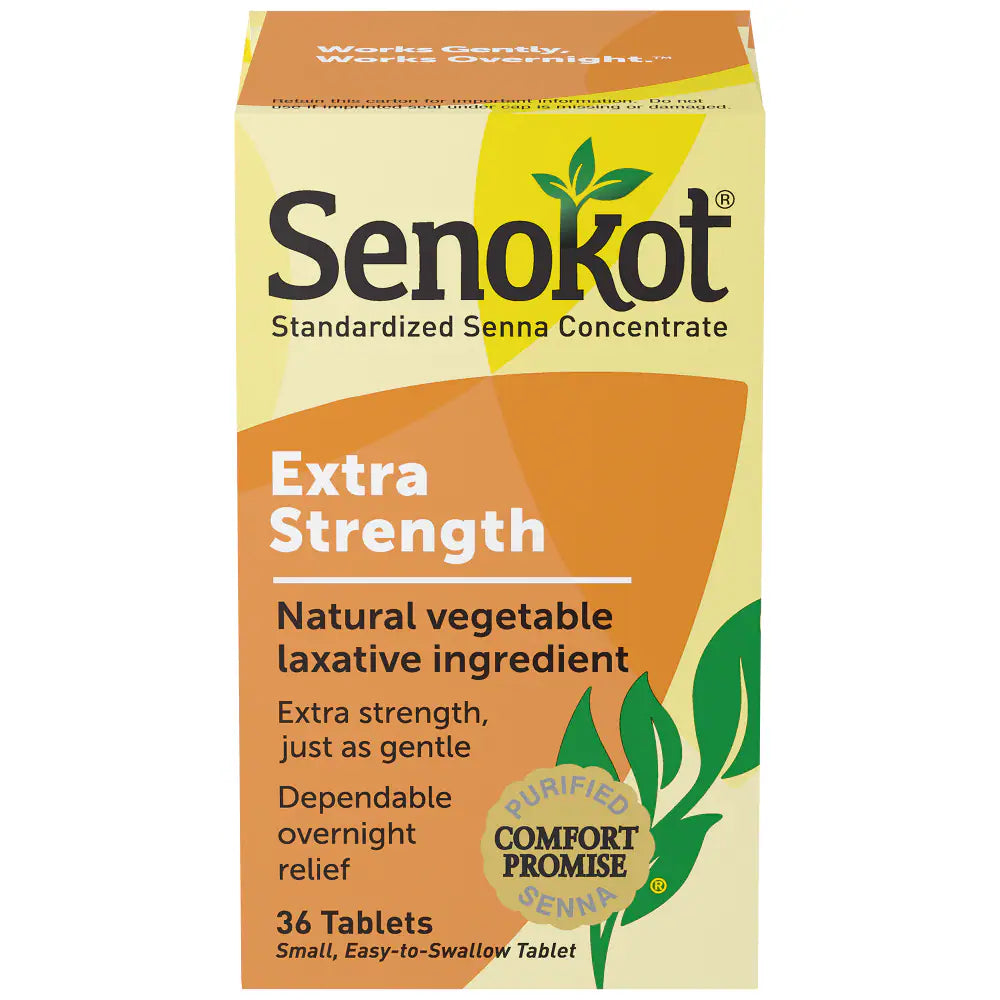 SENOKOT EXTRA STRENGTH LAXATIVE TAB 36CT