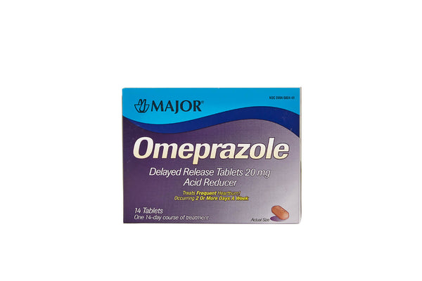 OMEPRAZOLE 20 MG DR TAB 14