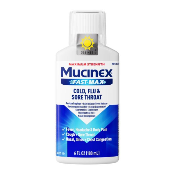MUCINEX FAST-MAX LIQ CLD/FLU 6OZ