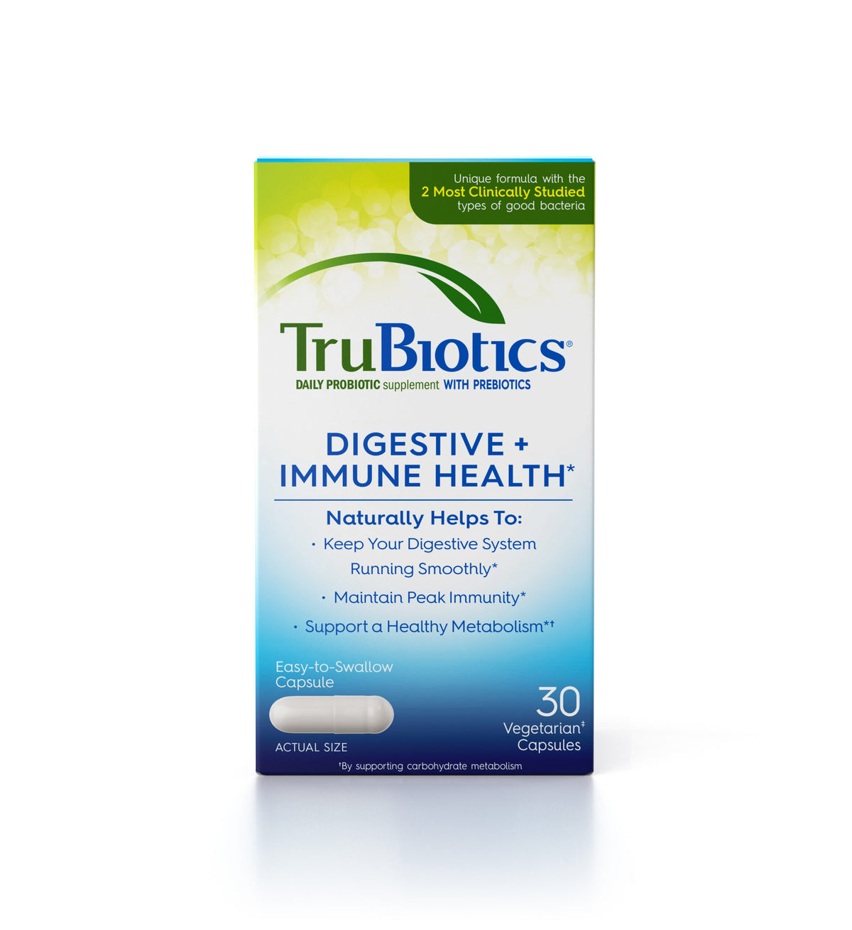 TRUBIOTICS DIGEST+IMMUNE HLTH CAP 30CT