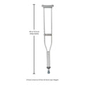 CRUTCH YTH P/B ALUM 2