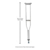 CRUTCH YTH P/B ALUM 2