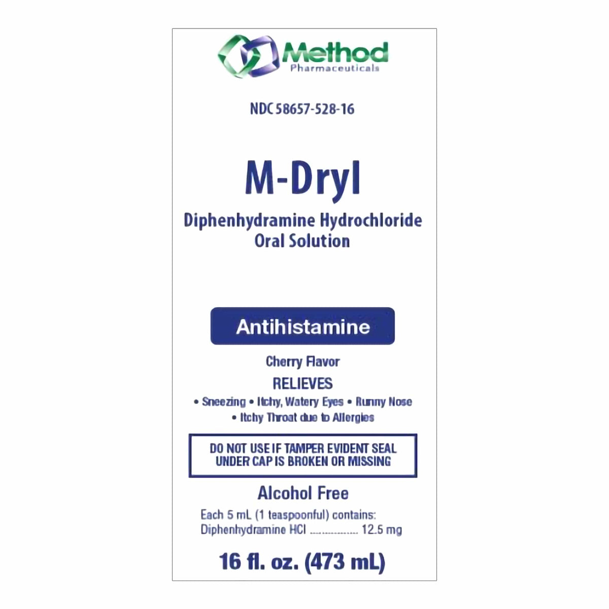 M-DRYL 12.5MG/5ML SOL 473 ML