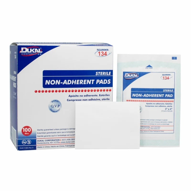 DUK PAD NON ADHERENT 3X4 STRL 100CT