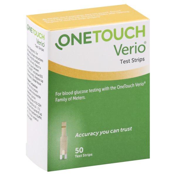 ONETOUCH VERIO MEDI-CAL TEST STRIP 50CT