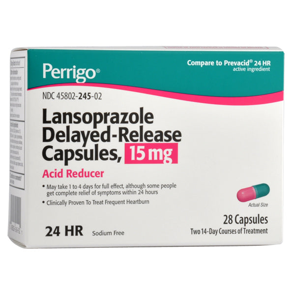 LANSOPRAZOLE 15 MG DR CAP 28