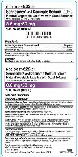 SENNOS-DOC 8.6-50 MG TAB 100 UD AHP