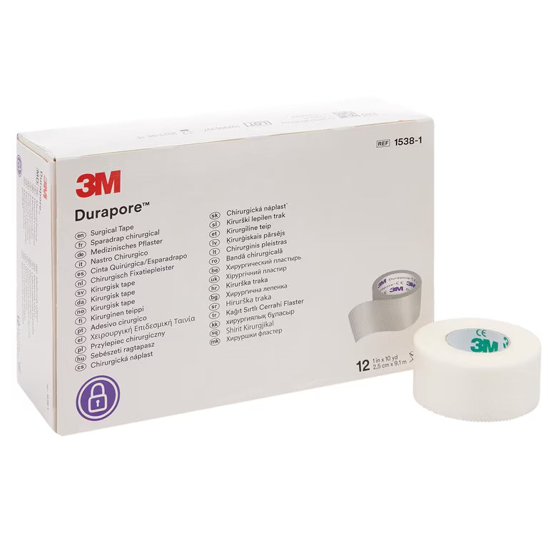 3M DURAPORE SURGICAL TPE 1INX10YD 12