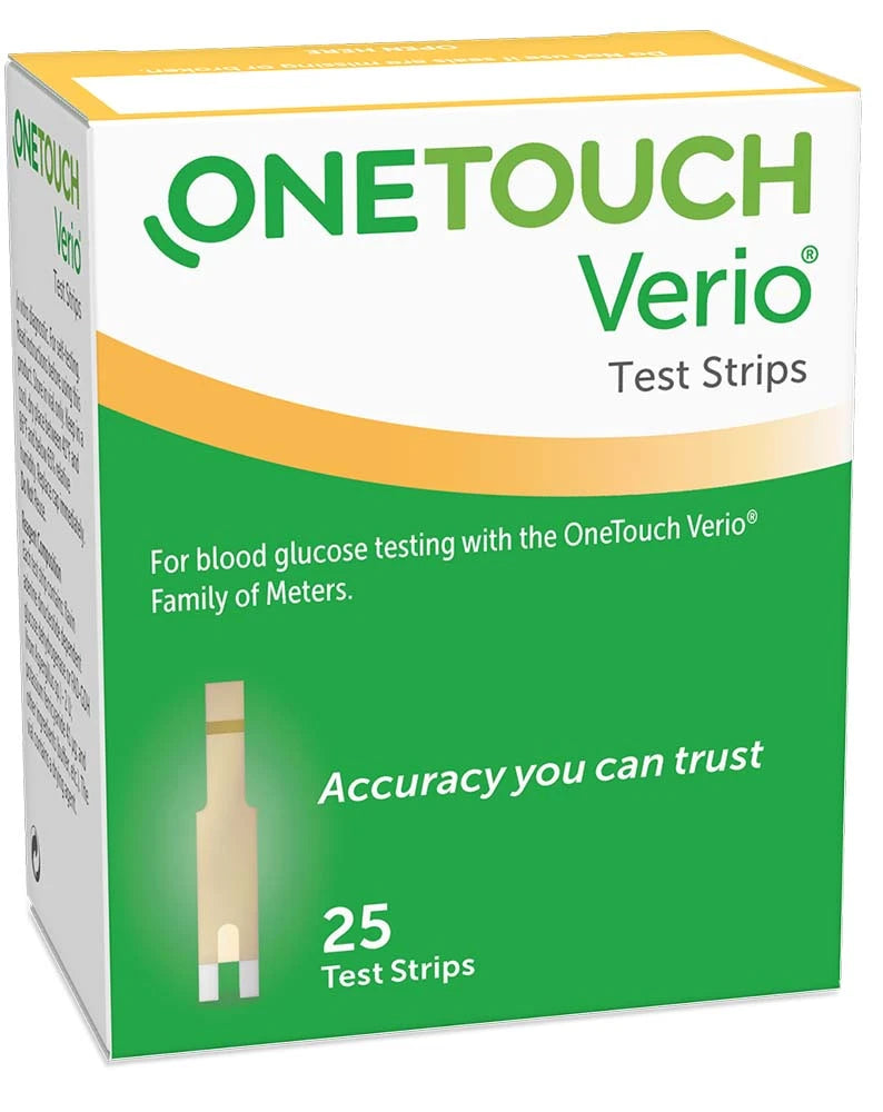 ONETOUCH VERIO TEST STRIP 25CT