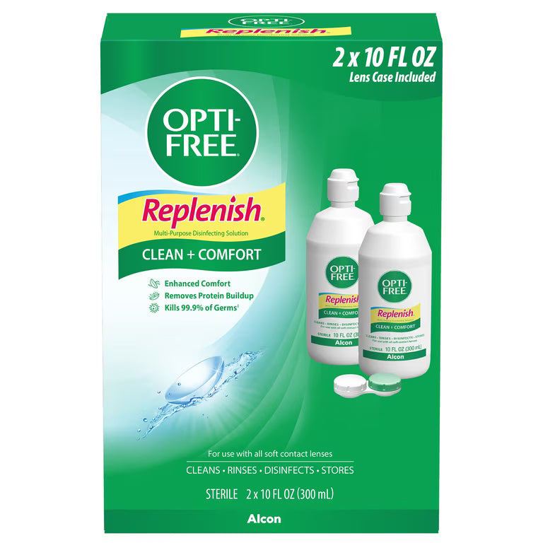 OPTI-FREE REPLENISH MULTIPURPOSE 2X10 OZ