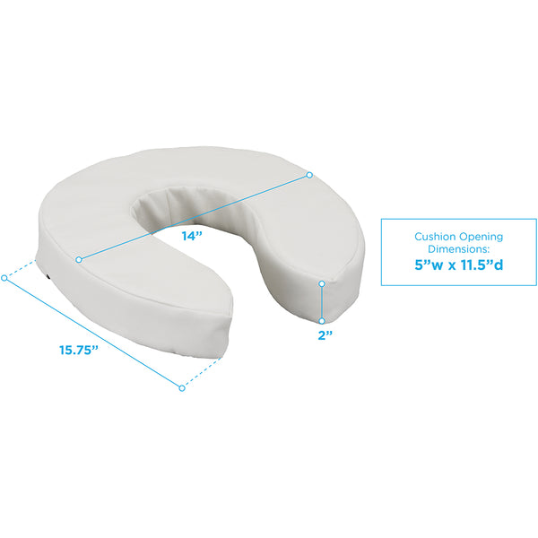 TOILET SEAT RISER PADDED 2" 2629-R NOVA