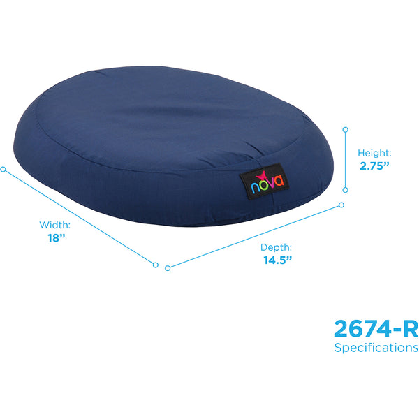 SEAT COMFORT RING 18" BLUE 2674-R NOVA