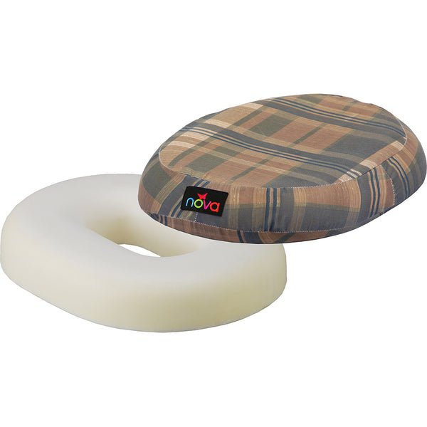 SEAT COMFORT RING 18" PLAID 2674P-R NOVA