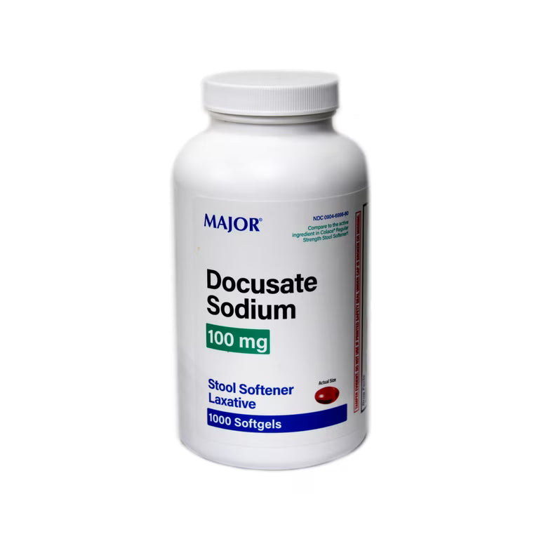 DOCUSATE SODIUM 100 MG SGC 1000 GCP