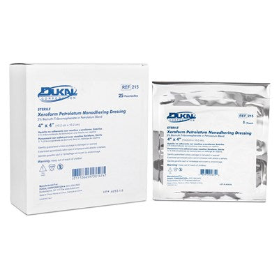 DUK XEROFORM DRESSING 4X4 25CT