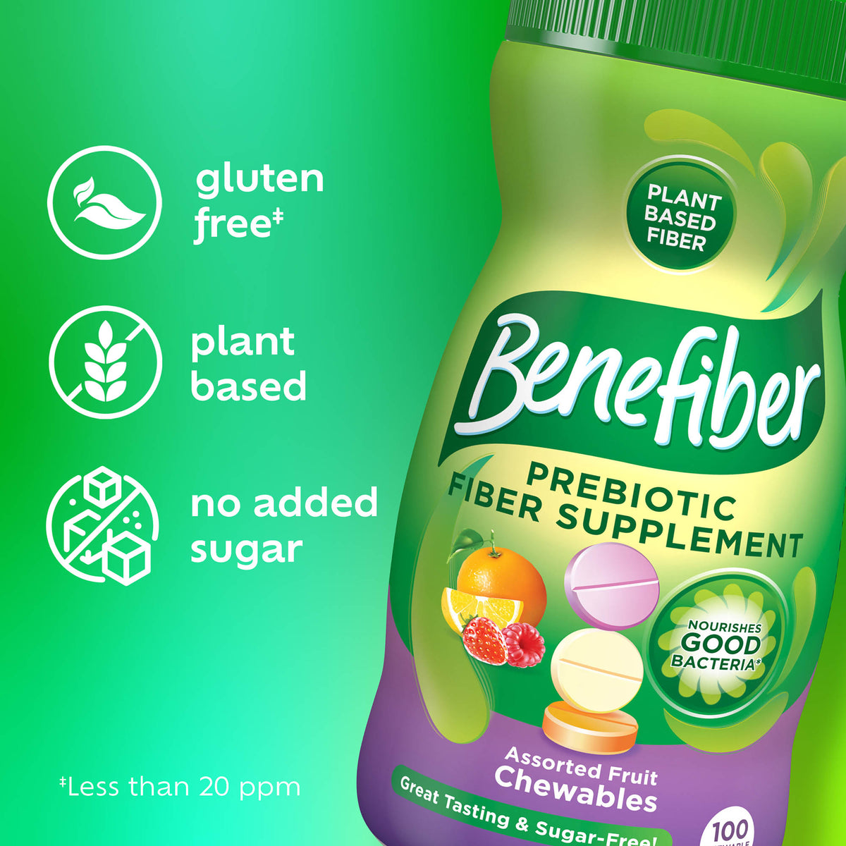 BENEFIBER PREBIOTIC CHEW TABLET 100CT