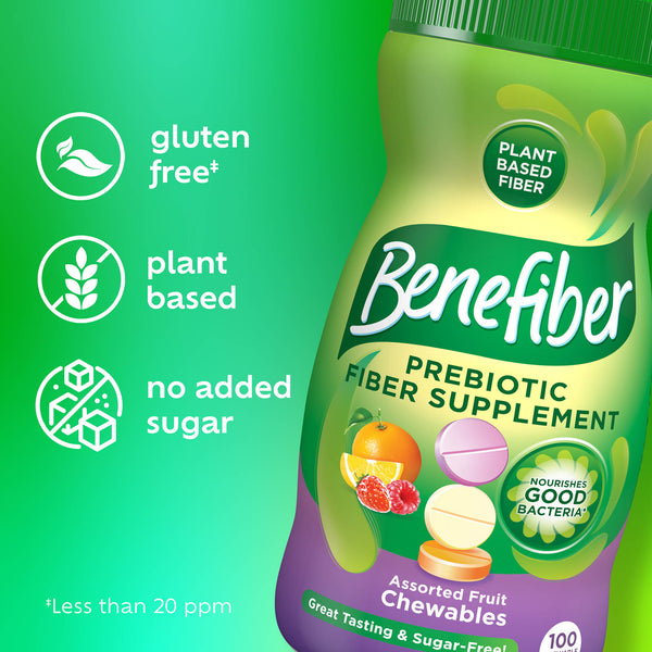 BENEFIBER PREBIOTIC CHEW TABLET 100CT