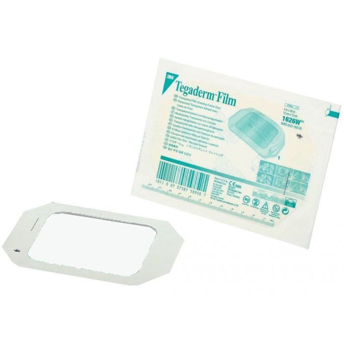 3M TEGADERM FILM 4X4.75 IN DRS 50