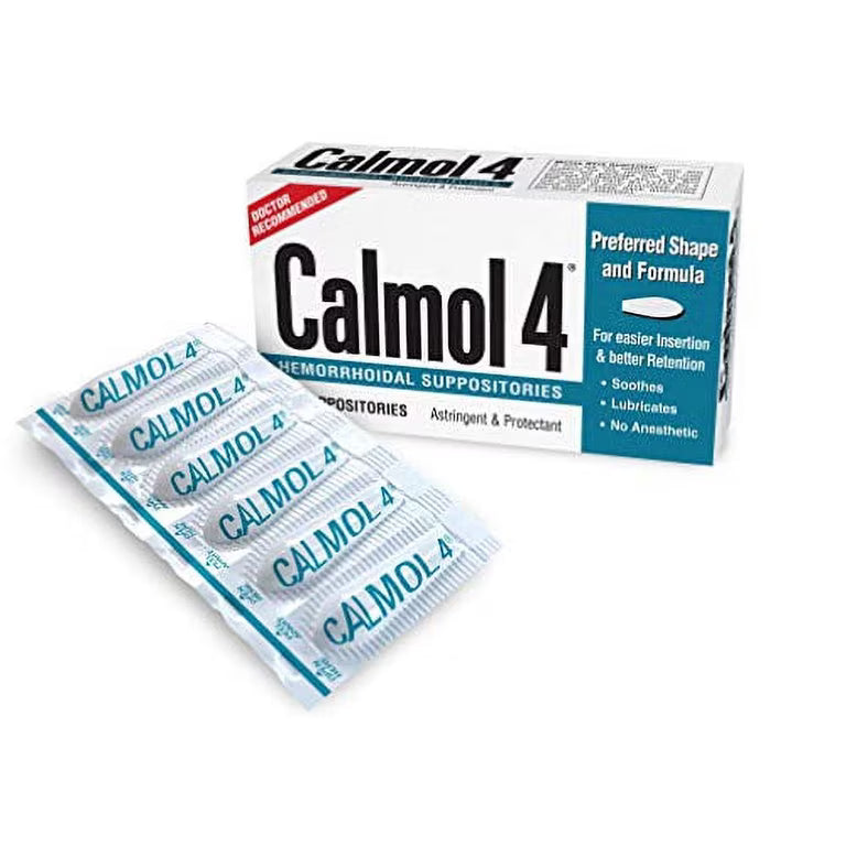CALMOL 4 HEMORRHOIDAL SUPPOSITORIES 24CT