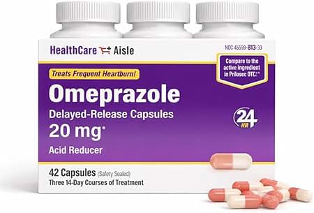 OMEPRAZOLE 20 MG DR TAB 42