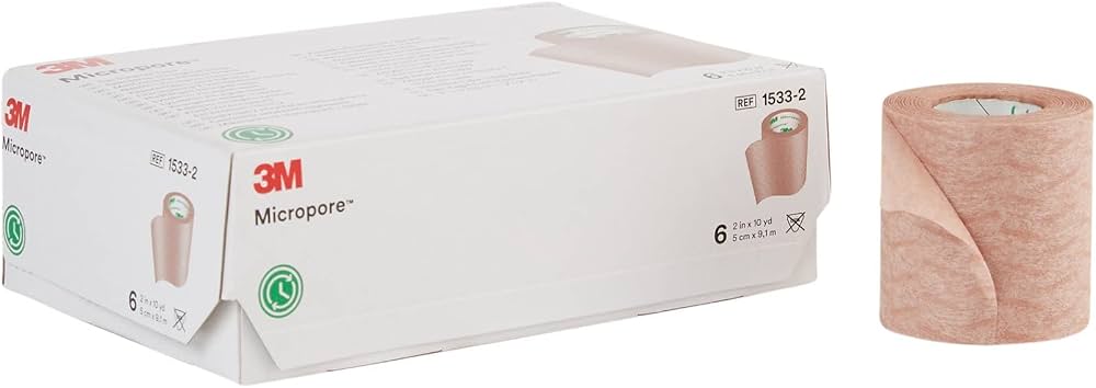 3M MICROPORE TAN SURGCAL 2INX10YD TPE 6
