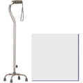 QUAD CANE 5620SI SMALL BASE SILVER NOVA