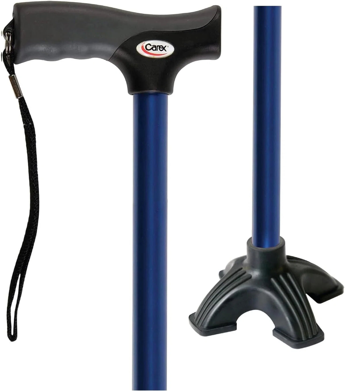 CANE DRBY SFT GRIP BLUE