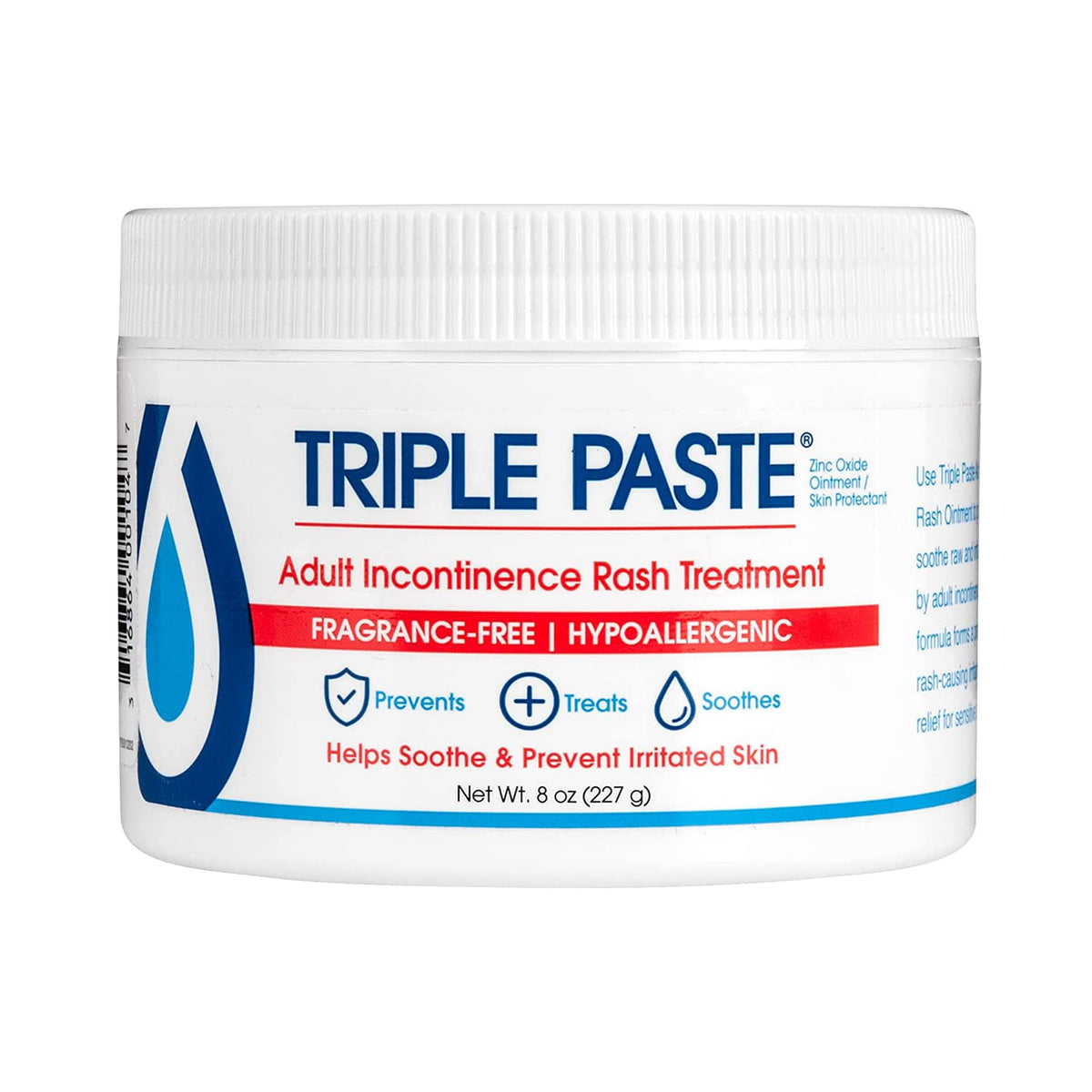 TRIPLE PASTE ADULT INCONTINENCE RASH 8OZ