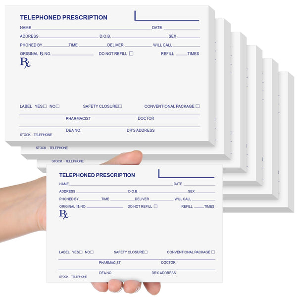 RX PAD TELEPHONE STOCK 1000CT