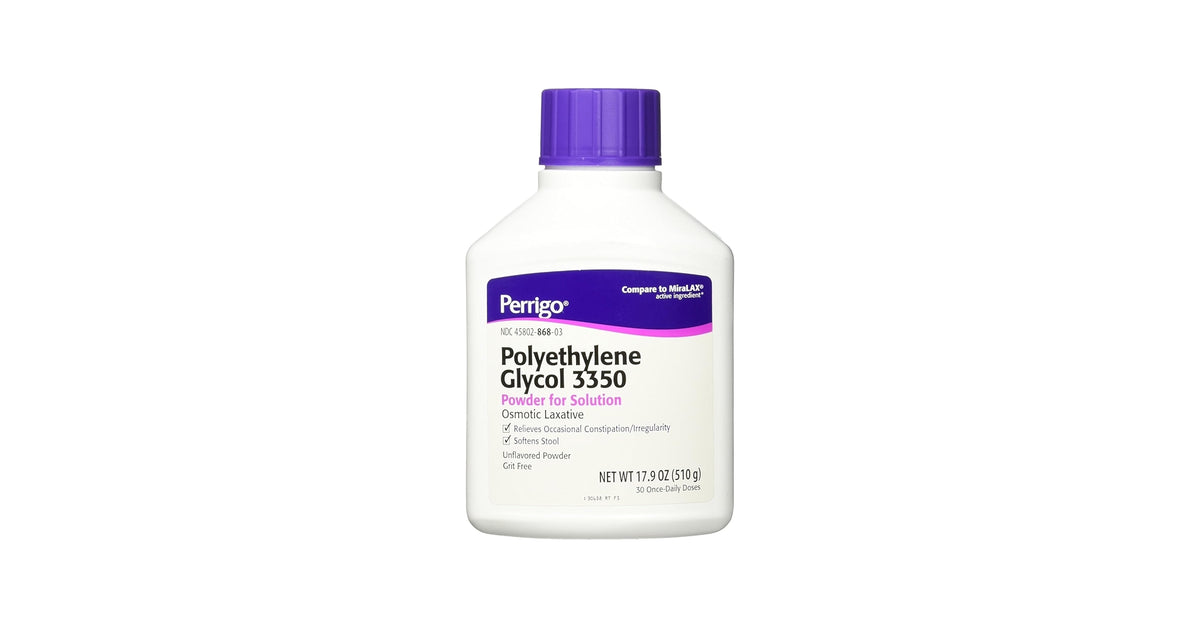 POLYETHYLEN GLYCOL 3350 POWDER 510GM PER