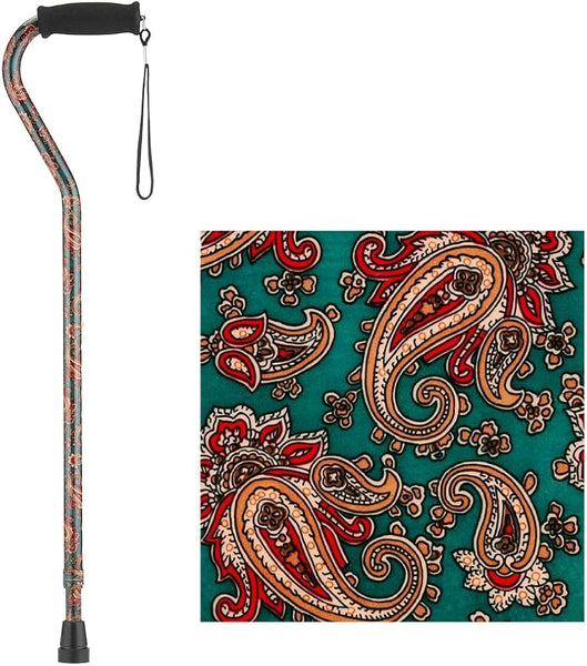 CANE OFFSET GREEN PAISLEY 1070GP NOVA
