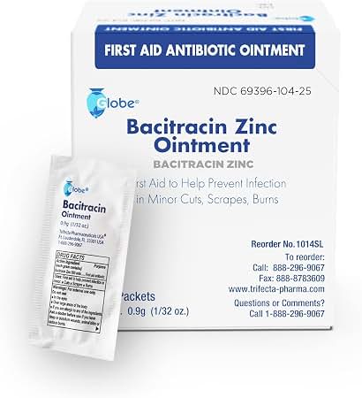 BACITRACIN ZINC 500 UN ONT 144X0.9 GM UD