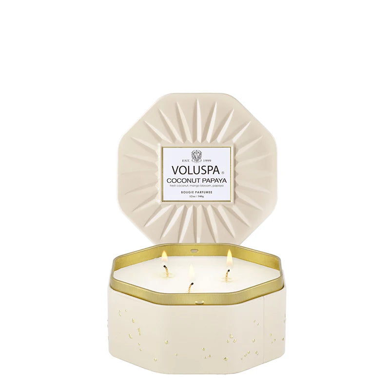 VOLUSPA - Coconut Papaya 3 Wick Candle