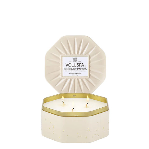 VOLUSPA - Coconut Papaya 3 Wick Candle