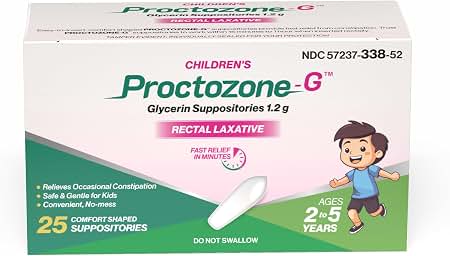 PROCTOZONE-G CHILD 1.2 GM SUP 25CT
