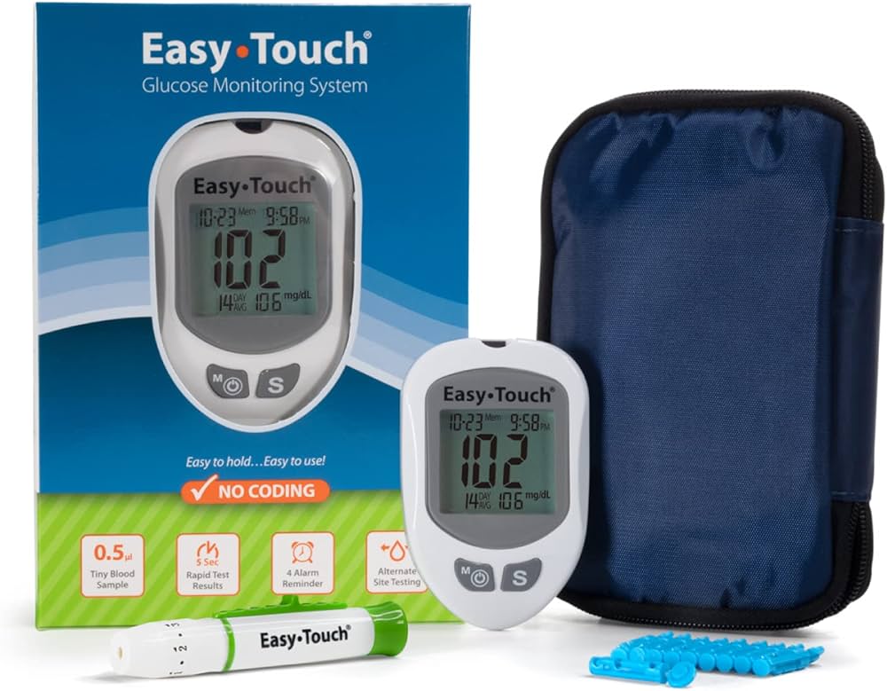 EASY TOUCH BLOOD GLUCOSE METER KIT