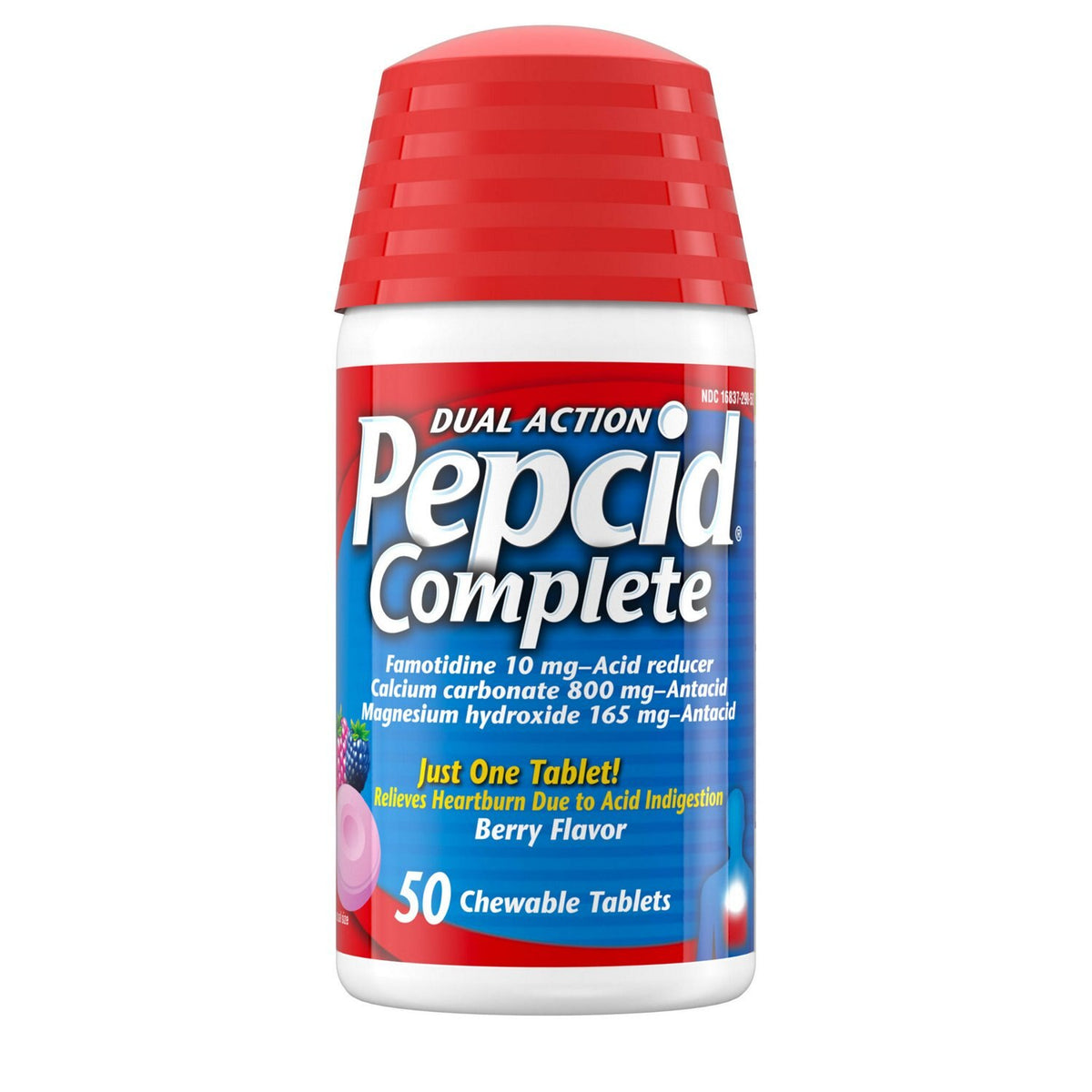 PEPCID COMPLETE TABLET BERRY 50CT