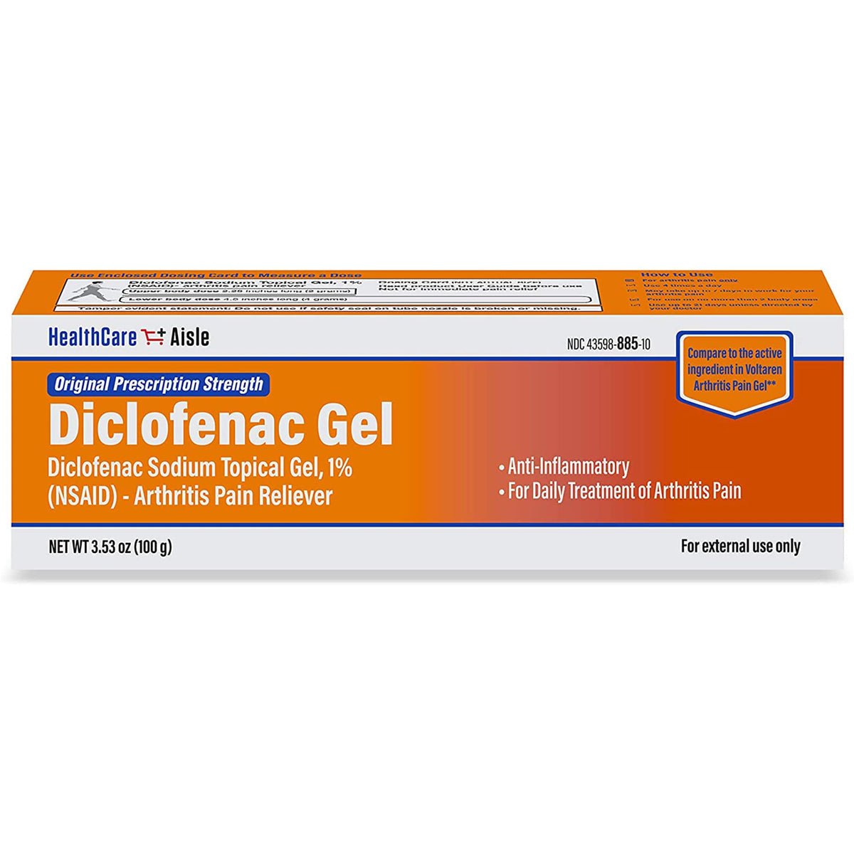 GNP DICLOFENAC SODIUM 1% GEL 100 GM