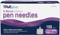 TRUEPLUS 5 BEVEL PEN NDLE 31G 6MM 100CT