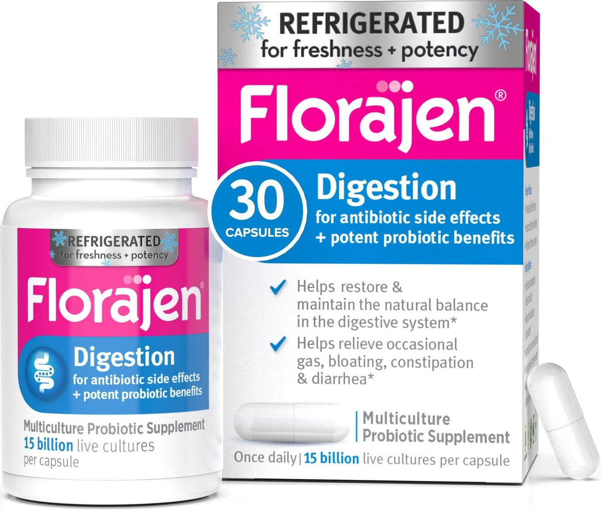FLORAJEN DIGESTION CAPSULE 30CT