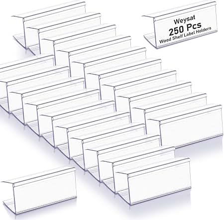 SHELF CHIP CLEAR 3/4 X 2" 250CT
