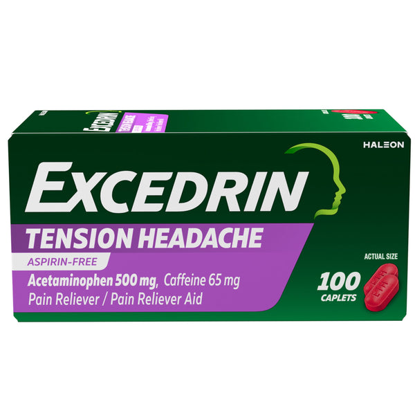 EXCEDRIN TENSION HEADACHE CPL 100CT*