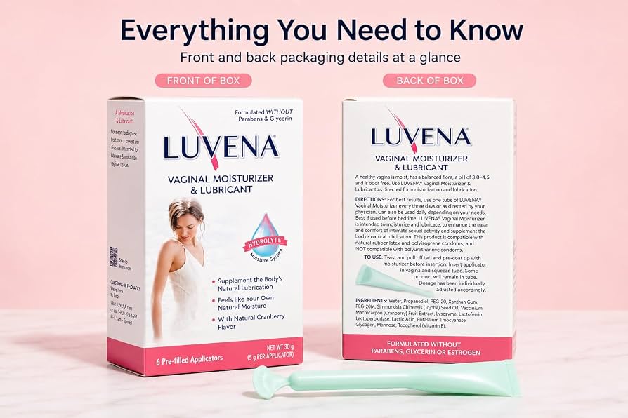 LUVENA VAGINAL MOIST LUBRICANT APPL 6CT